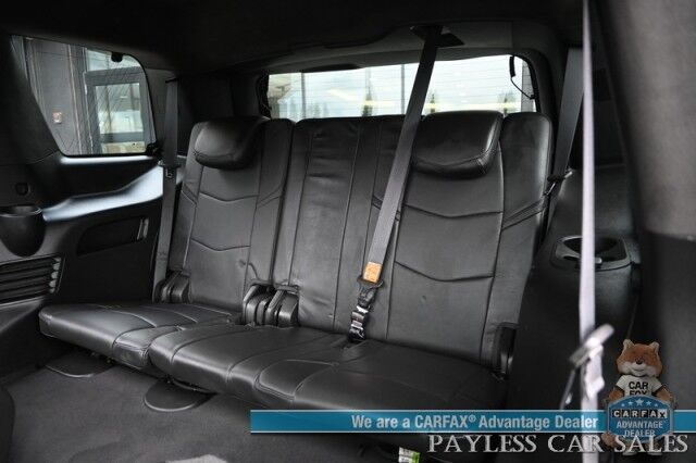 2018 Cadillac Escalade Platinum / 4X4 / Auto Start / Heated & Cooled Seats / Heated Steering / NAV / Bose Speakers / Sunroof / Adaptive Cruise / Lane Depart & Blind Spot / Apple CarPlay & Android Auto / HUD / 3rd Row / Seats 7 / Tow Pkg Anchorage AK