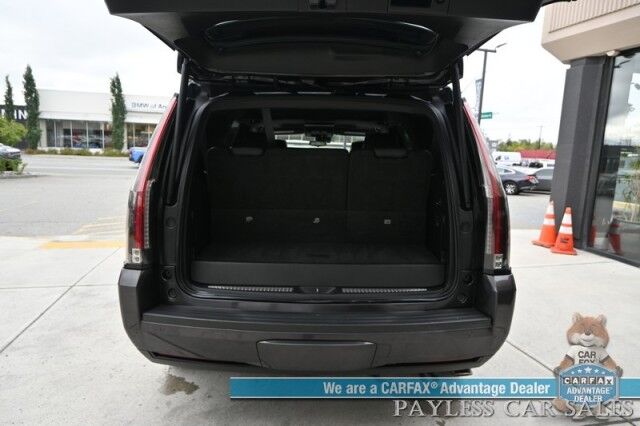 2018 Cadillac Escalade Platinum / 4X4 / Auto Start / Heated & Cooled Seats / Heated Steering / NAV / Bose Speakers / Sunroof / Adaptive Cruise / Lane Depart & Blind Spot / Apple CarPlay & Android Auto / HUD / 3rd Row / Seats 7 / Tow Pkg Anchorage AK