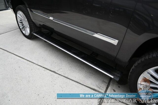 2018 Cadillac Escalade Platinum / 4X4 / Auto Start / Heated & Cooled Seats / Heated Steering / NAV / Bose Speakers / Sunroof / Adaptive Cruise / Lane Depart & Blind Spot / Apple CarPlay & Android Auto / HUD / 3rd Row / Seats 7 / Tow Pkg Anchorage AK