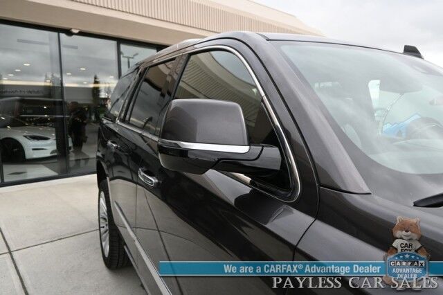 2018 Cadillac Escalade Platinum / 4X4 / Auto Start / Heated & Cooled Seats / Heated Steering / NAV / Bose Speakers / Sunroof / Adaptive Cruise / Lane Depart & Blind Spot / Apple CarPlay & Android Auto / HUD / 3rd Row / Seats 7 / Tow Pkg Anchorage AK