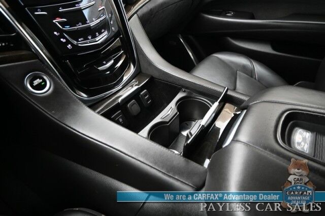 2018 Cadillac Escalade Platinum / 4X4 / Auto Start / Heated & Cooled Seats / Heated Steering / NAV / Bose Speakers / Sunroof / Adaptive Cruise / Lane Depart & Blind Spot / Apple CarPlay & Android Auto / HUD / 3rd Row / Seats 7 / Tow Pkg Anchorage AK