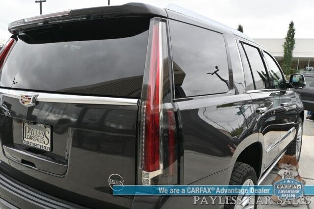 2018 Cadillac Escalade Platinum / 4X4 / Auto Start / Heated & Cooled Seats / Heated Steering / NAV / Bose Speakers / Sunroof / Adaptive Cruise / Lane Depart & Blind Spot / Apple CarPlay & Android Auto / HUD / 3rd Row / Seats 7 / Tow Pkg Anchorage AK
