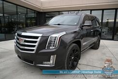 2018_Cadillac_Escalade_Premium Luxury / 4X4 / Auto Start / Heated & Cooled Leather Seats / Heated Steering / Sunroof / Navigation / Bose Speakers / Rear DVD / 360 Cam / HUD / Lane Depart & Blind Spot Alert / 3rd Row / Seats 7 / Tow Pkg_ Anchorage AK
