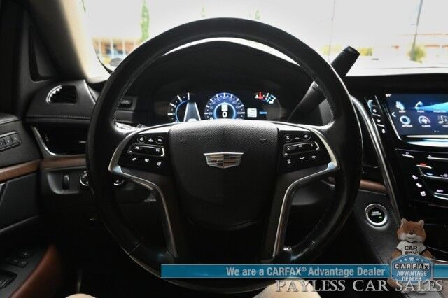 2018 Cadillac Escalade Premium Luxury / 4X4 / Auto Start / Heated & Cooled Leather Seats / Heated Steering / Sunroof / Navigation / Bose Speakers / Rear DVD / 360 Cam / HUD / Lane Depart & Blind Spot Alert / 3rd Row / Seats 7 / Tow Pkg Anchorage AK