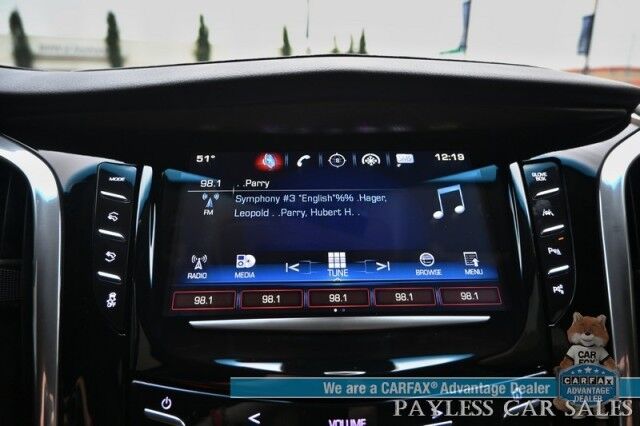 2018 Cadillac Escalade Premium Luxury / 4X4 / Auto Start / Heated & Cooled Leather Seats / Heated Steering / Sunroof / Navigation / Bose Speakers / Rear DVD / 360 Cam / HUD / Lane Depart & Blind Spot Alert / 3rd Row / Seats 7 / Tow Pkg Anchorage AK