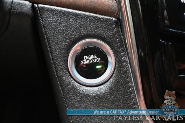2018 Cadillac Escalade Premium Luxury / 4X4 / Auto Start / Heated & Cooled Leather Seats / Heated Steering / Sunroof / Navigation / Bose Speakers / Rear DVD / 360 Cam / HUD / Lane Depart & Blind Spot Alert / 3rd Row / Seats 7 / Tow Pkg Anchorage AK