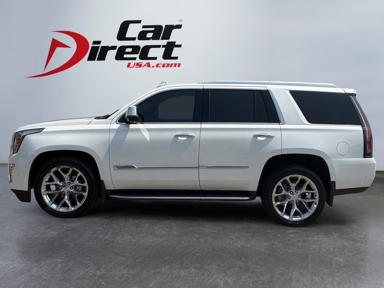 2018 Cadillac Escalade Premium Luxury, POWER LIFTGATE, HEADS-UP DISPLAY, 360 BACKUP CAMERA, SUNROOF, POWER 3RD ROW, RUNNING BOARDS, BLIND SPOT, LANE KEEP ASSIST, HEATED & A/C SEATS, APPLE CARPLAY/ANDROID AUTO, DVD ENTERTAINMENT, LOW MILES, RIDE IN LUXURY! Virginia Beach VA