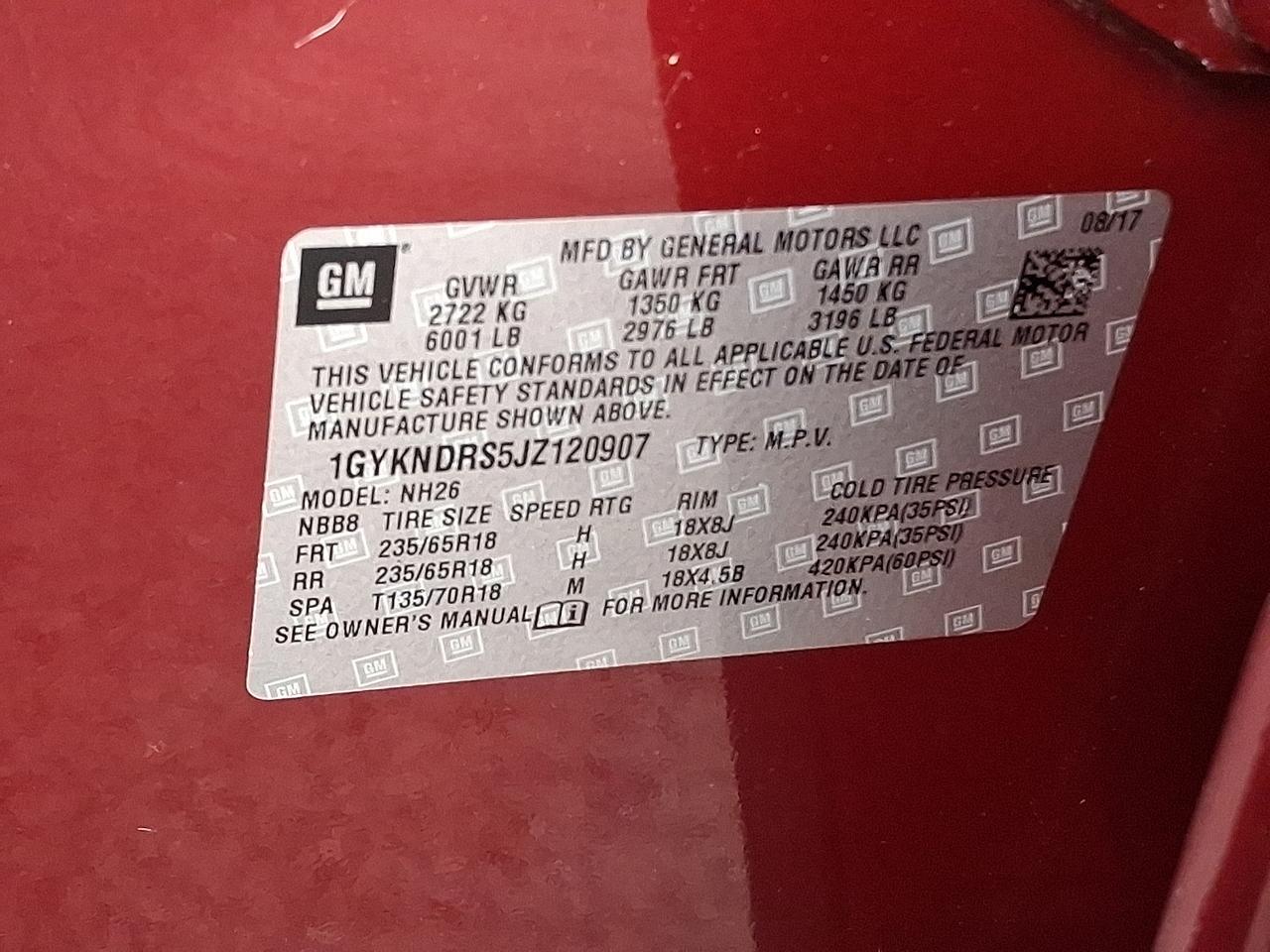 2018 Cadillac XT5 Luxury Vineland NJ