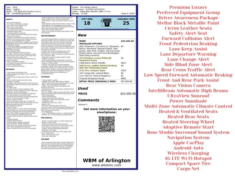 2018 Cadillac XT5 Premium Luxury AWD