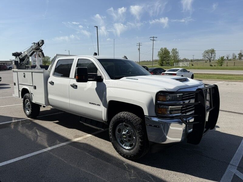 2018 Chevrolet 2500HD 4x4 Diesel Utility w/ Crane Work Truck Collinsville OK