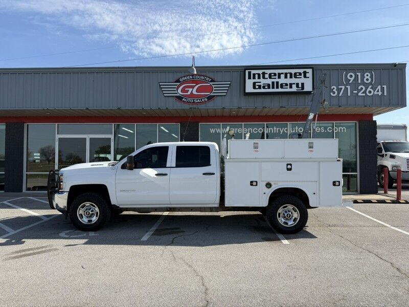 2018 Chevrolet 2500HD 4x4 Diesel Utility w/ Crane Work Truck Collinsville OK