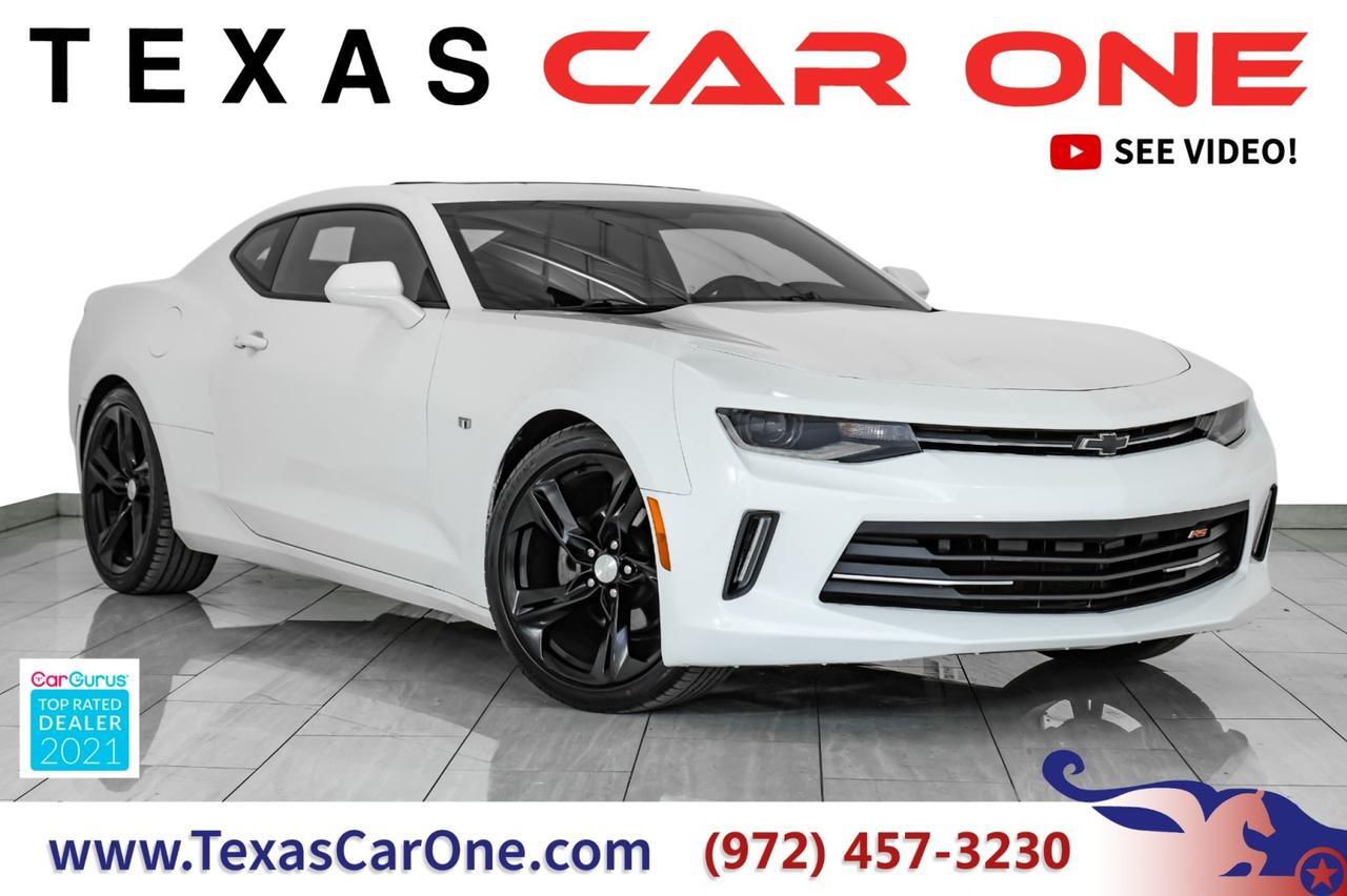 2018 Chevrolet Camaro LT AUTOMATIC RS PKG SUNROOF REAR CAMERA KEYLESS START BLUETOOTH