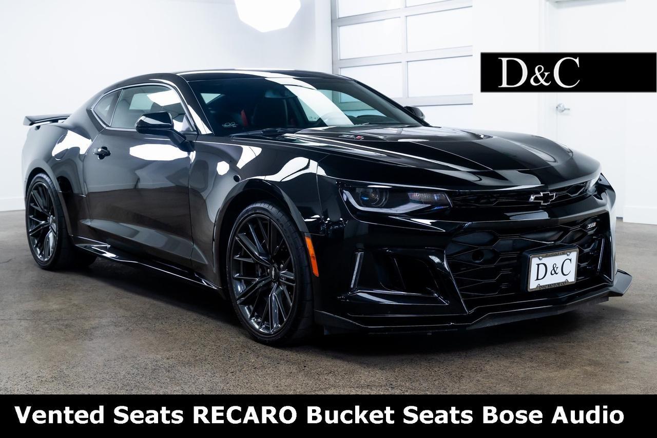 2018 Chevrolet Camaro ZL1 Vented Seats RECARO Bucket Seats Bose Audio Portland OR