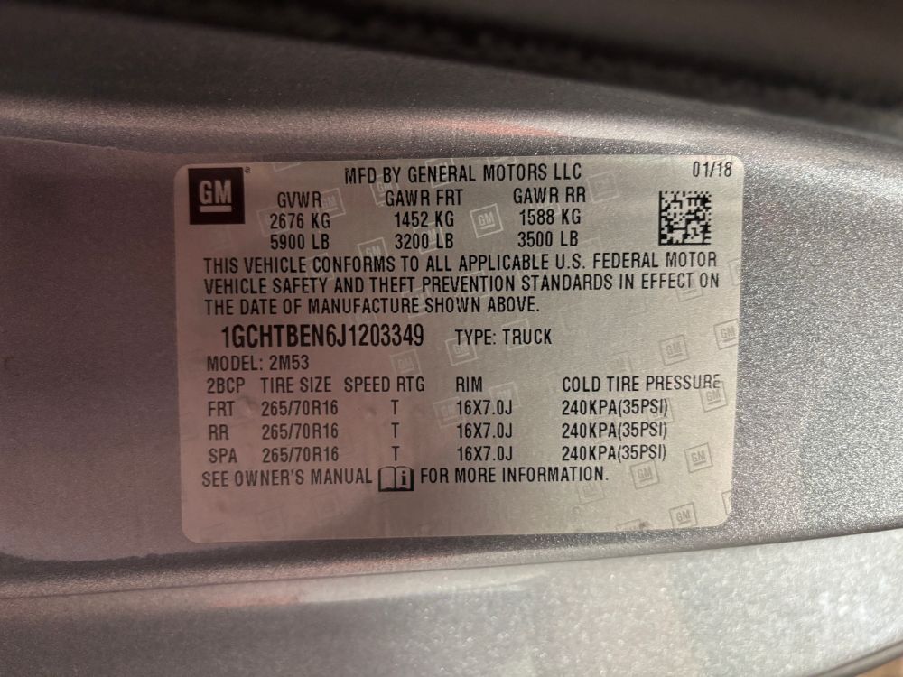 2018 Chevrolet Colorado 4WD Work Truck Franklin OH