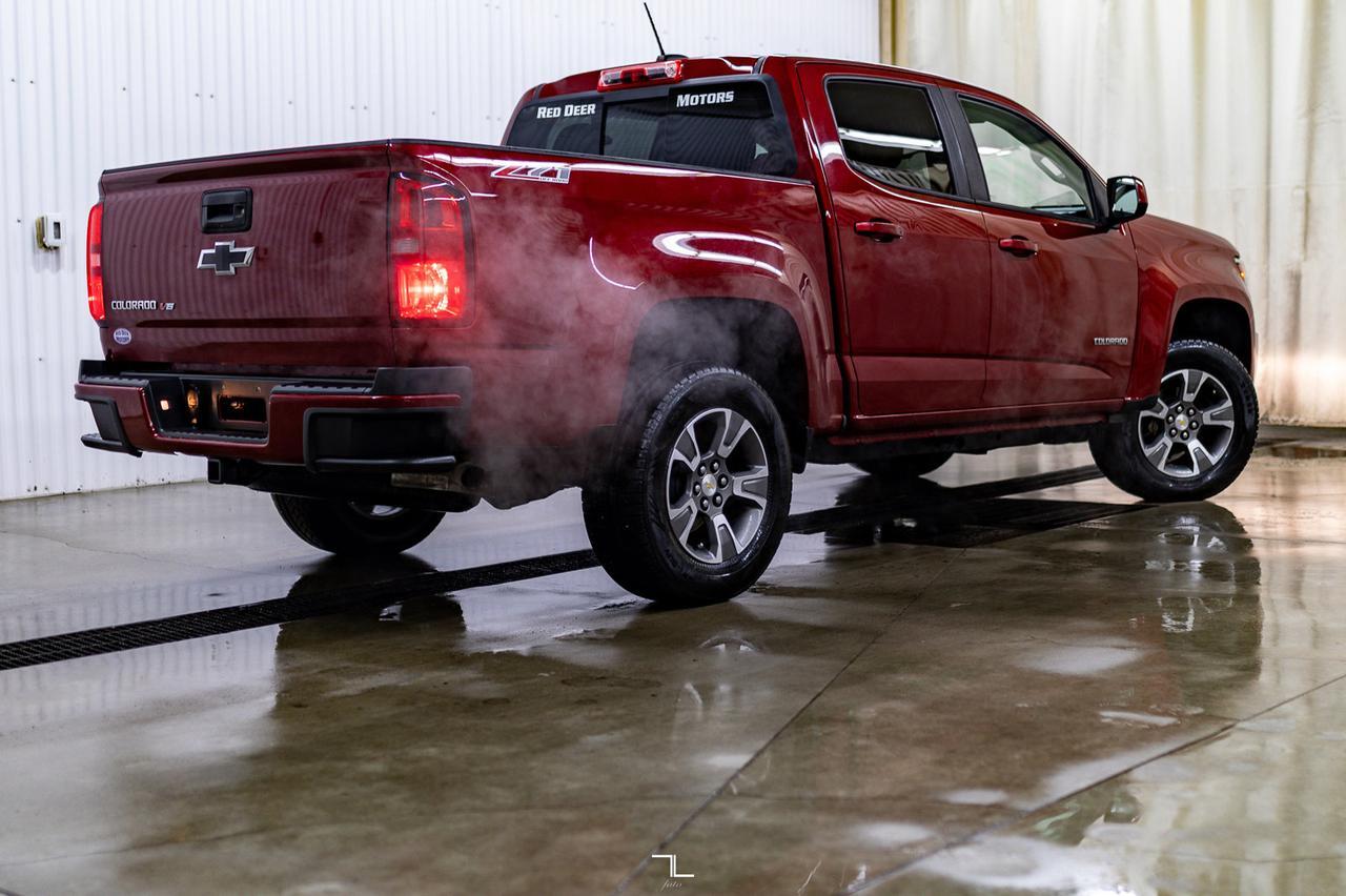 2018 Chevrolet Colorado 4x4 Crew Cab Z71 Leather Nav BCam Red Deer AB