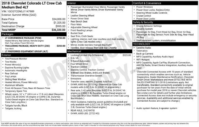2018 Chevrolet Colorado LT Raleigh NC