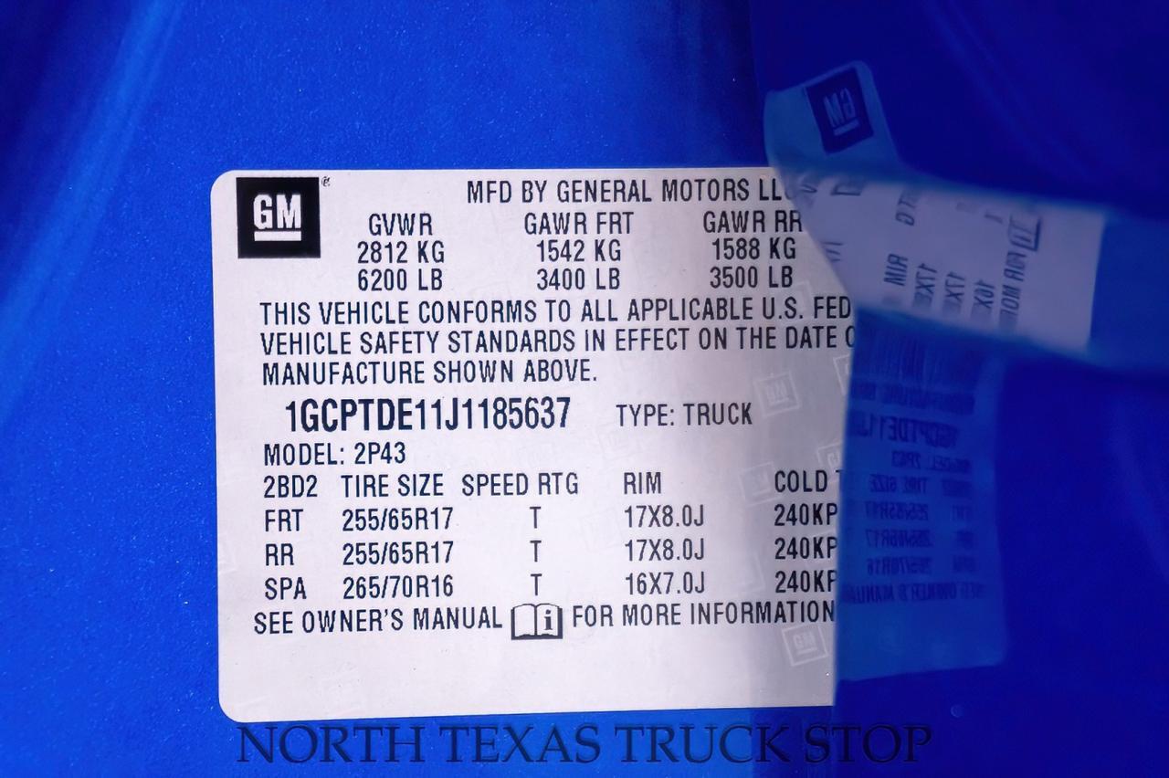 2018 Chevrolet Colorado Z71 2.8L Duramax 4X4 Mansfield TX