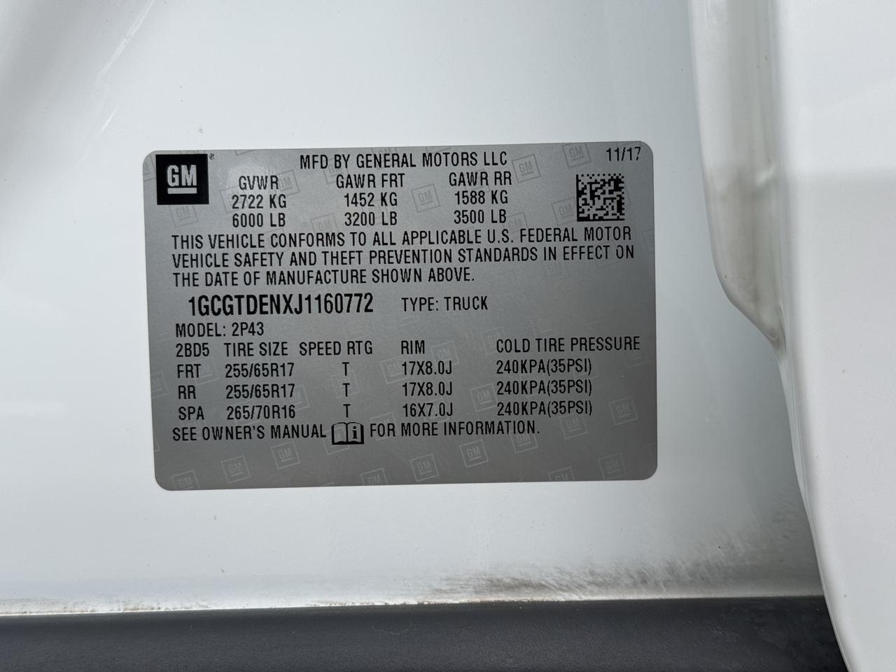 2018 Chevrolet Colorado Z71 Crestwood KY