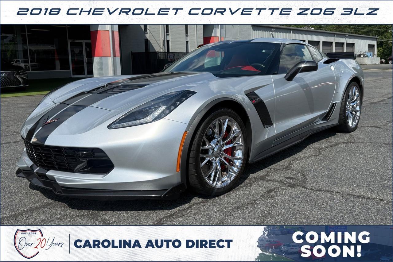 2018 Chevrolet Corvette Z06 3LZ / Carbon Ground Effects / Coming Soon! Lincolnton NC