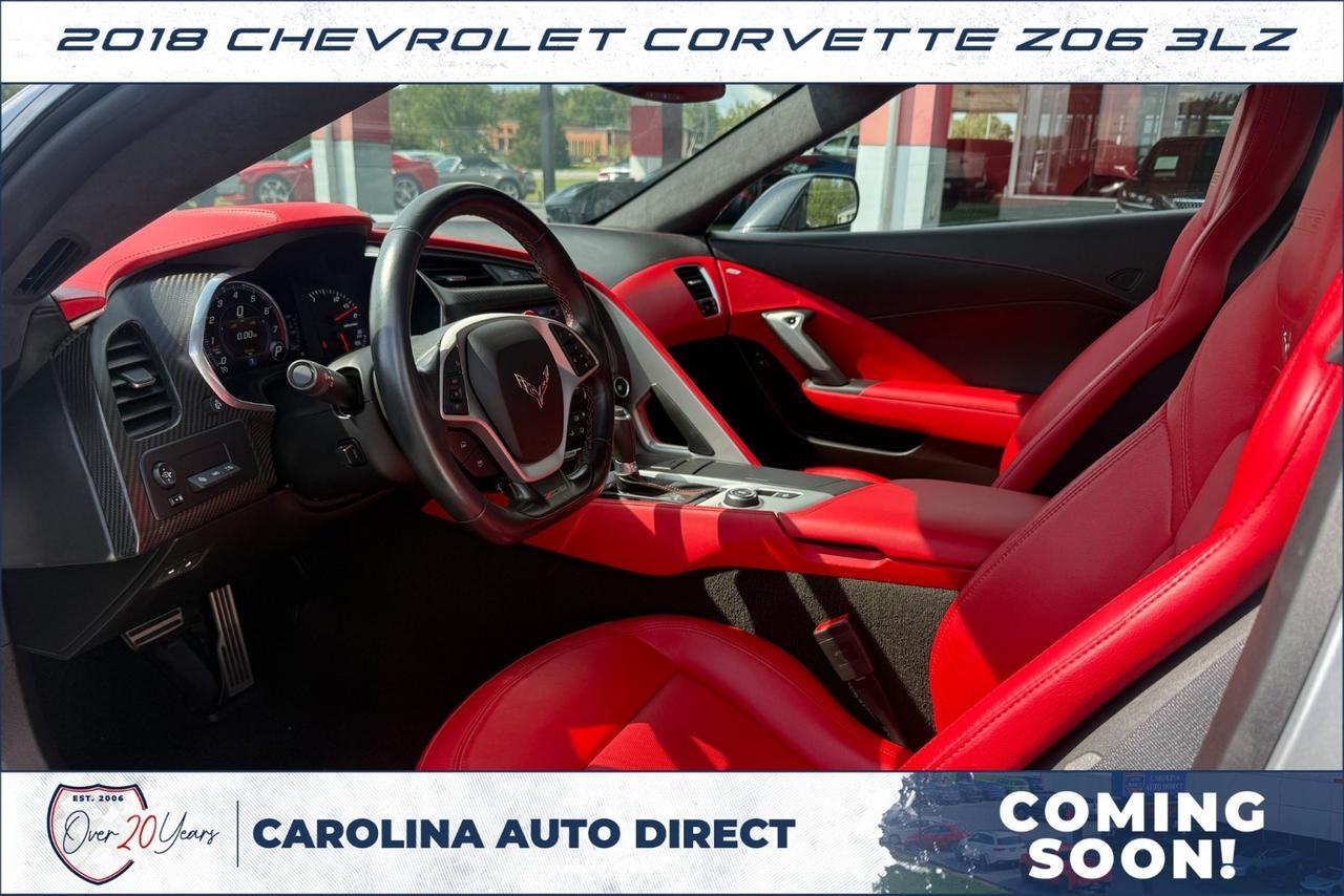 2018 Chevrolet Corvette Z06 3LZ / Carbon Ground Effects / Coming Soon! Lincolnton NC