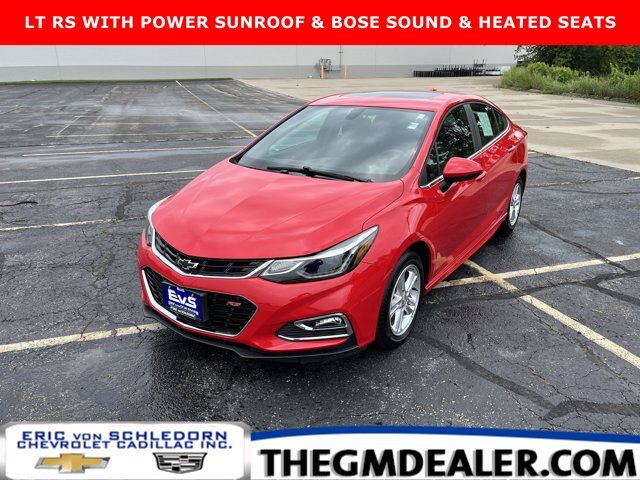 2018 Chevrolet Cruze LT RS 4dr Sun&Sound ConveniencePkgs w/Sunroof Bose 8InchRadio 8-WayPwrDrvrSeat HtdSeats RemoteStart Milwaukee WI