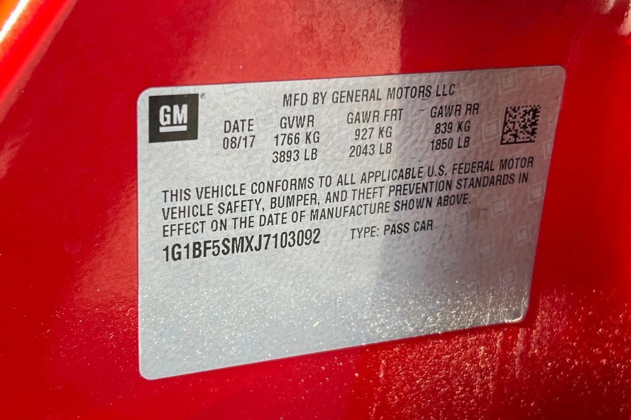 2018 Chevrolet Cruze Premier Roseville CA