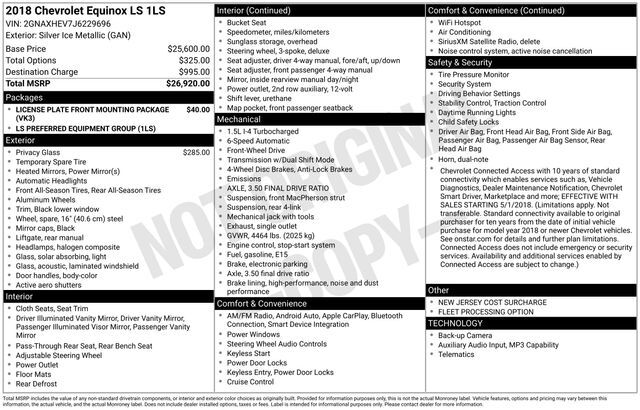 2018 Chevrolet Equinox LS Raleigh NC