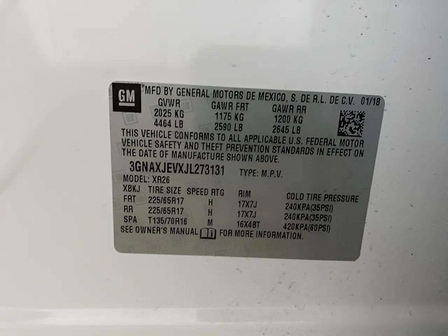 2018 Chevrolet Equinox LT Dallas TX