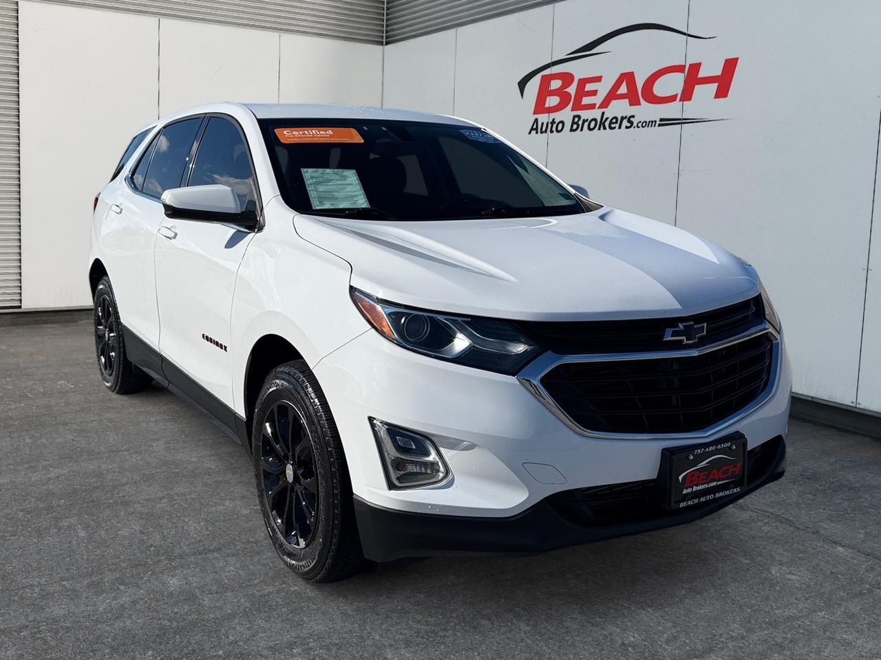 2018 Chevrolet Equinox LT, HEATED SEATS, BACKUP CAMERA, UNIVERSAL GARAGE DOOR OPENER, POWER MIRRORS, REMOTE START, ALL WEATHER FLOOR MATS, COME AND TEST DRIVE THIS CHEVROLET EQUINOX TODAY! Norfolk VA