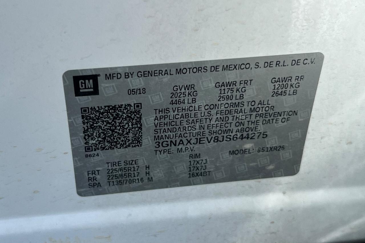 2018 Chevrolet Equinox LT Roseville CA