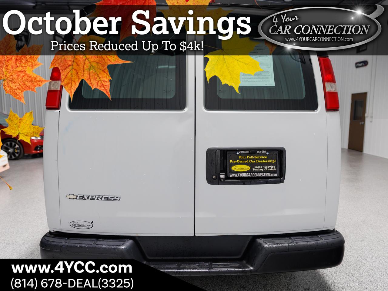 2018 Chevrolet Express 2500 Cargo Cranberry PA