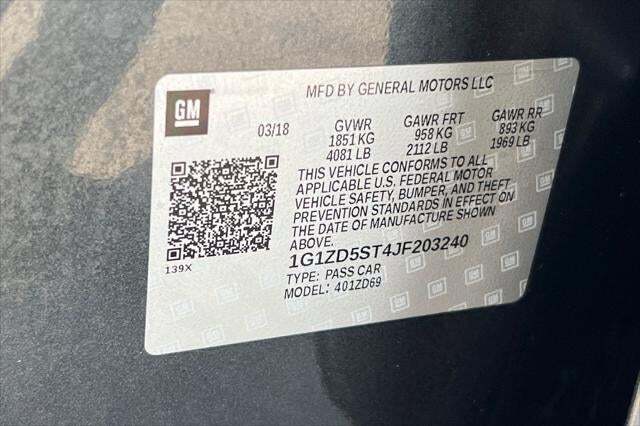 2018 Chevrolet Malibu LT Roseville CA