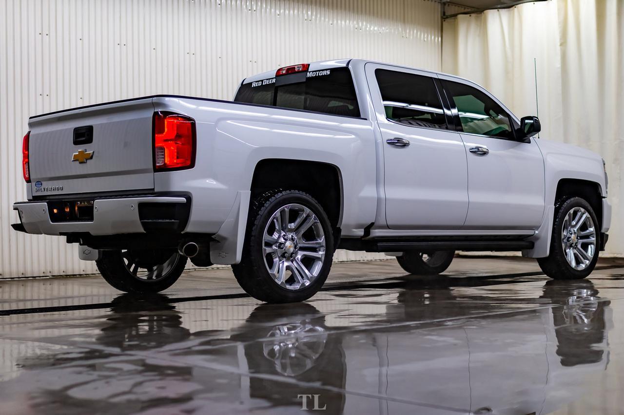 2018 Chevrolet Silverado 1500 4x4 Crew Cab High Country Leather Roof Nav Red Deer AB