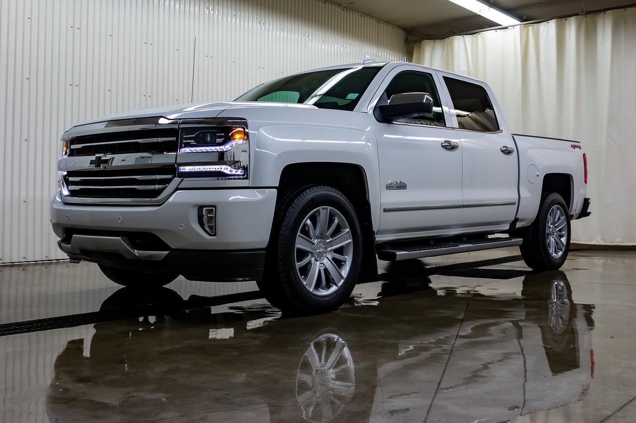 2018 Chevrolet Silverado 1500 4x4 Crew Cab High Country Leather Roof Nav Red Deer AB