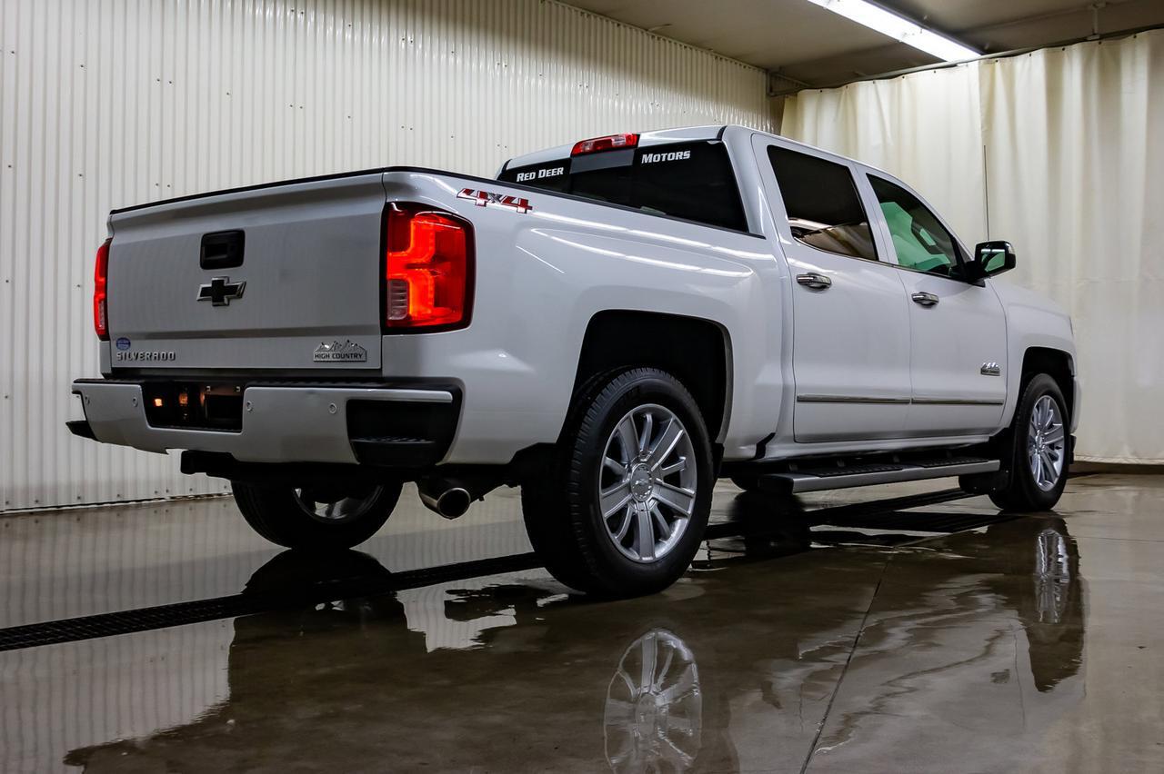 2018 Chevrolet Silverado 1500 4x4 Crew Cab High Country Leather Roof Nav Red Deer AB