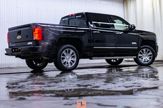 2018 Chevrolet Silverado 1500 4x4 Crew Cab High Country Leather Roof Nav Red Deer AB