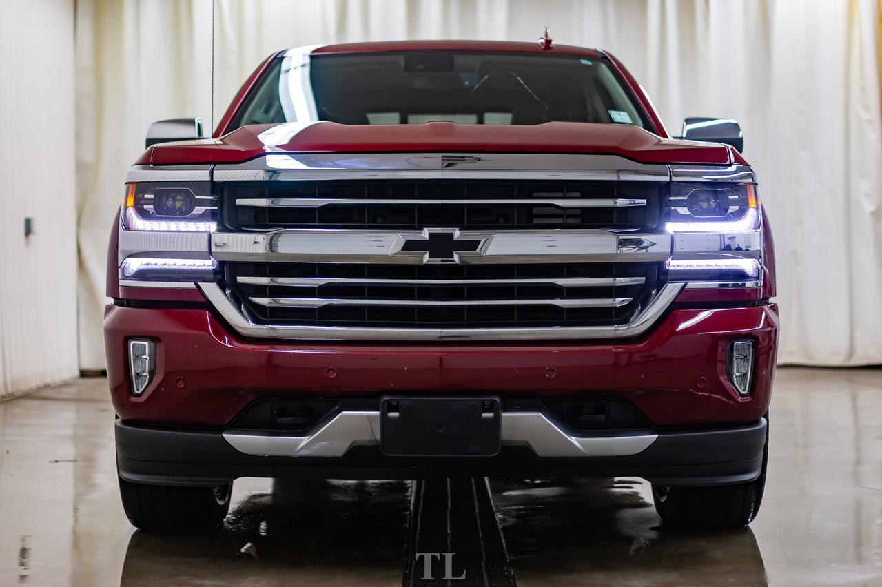 2018 Chevrolet Silverado 1500 4x4 Crew Cab High Country Longbox Leather Roof Nav Red Deer AB