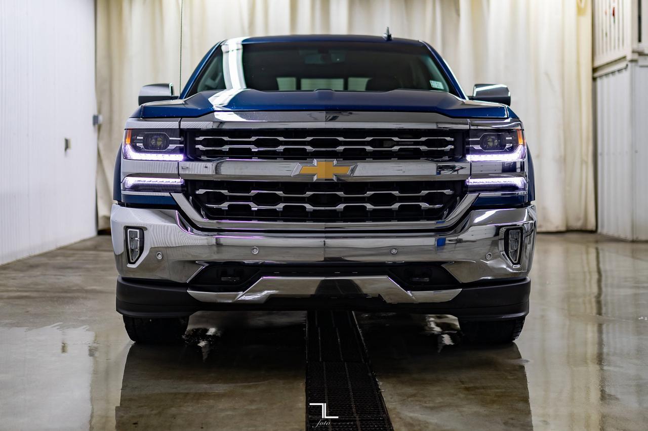 2018 Chevrolet Silverado 1500 4x4 Crew Cab LTZ Leather Roof BCam Red Deer AB