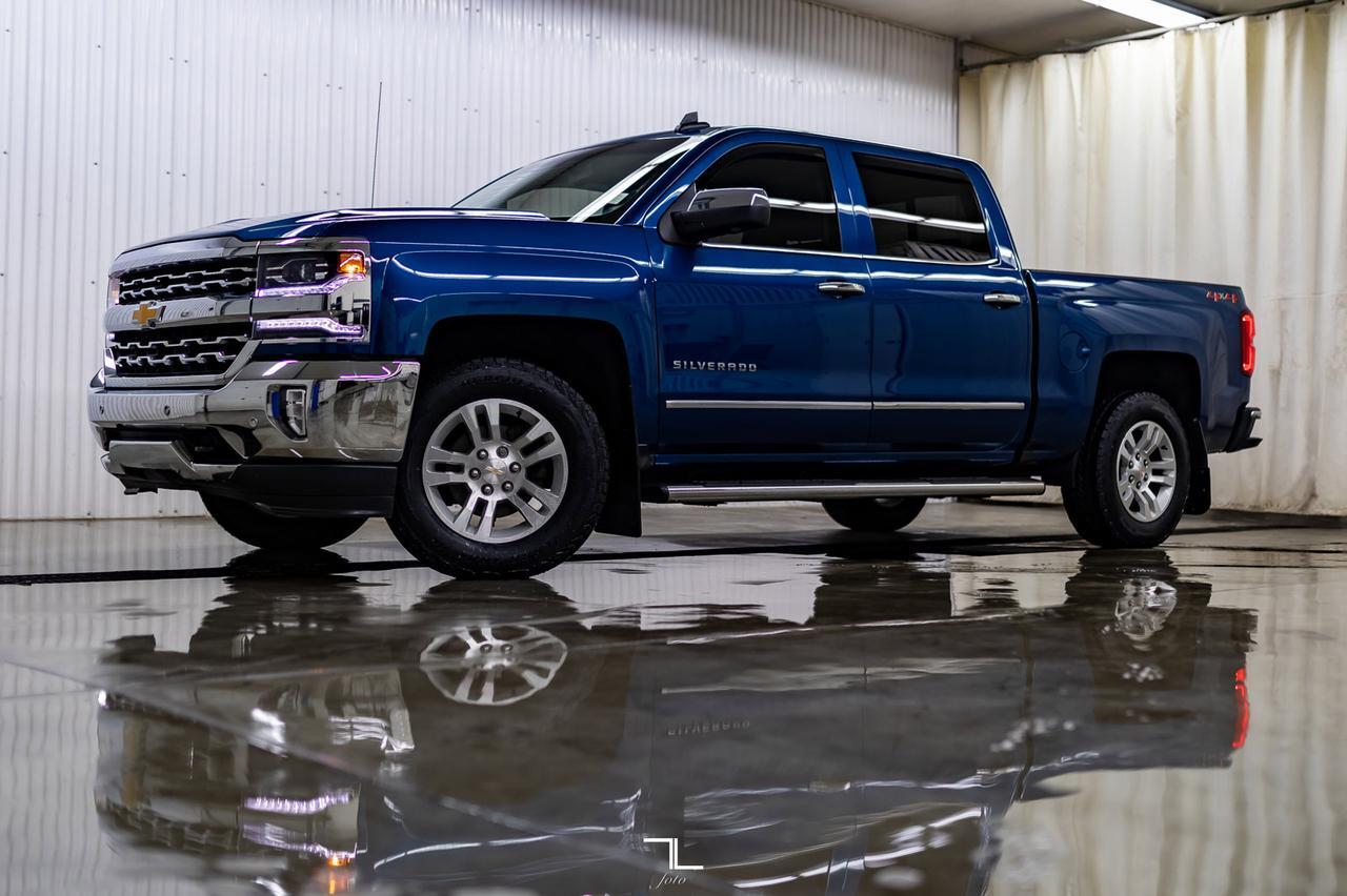 2018 Chevrolet Silverado 1500 4x4 Crew Cab LTZ Leather Roof BCam Red Deer AB