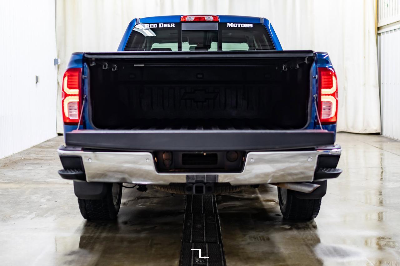 2018 Chevrolet Silverado 1500 4x4 Crew Cab LTZ Leather Roof BCam Red Deer AB