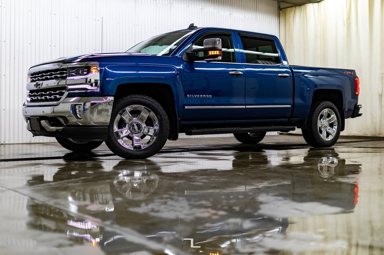 2018 Chevrolet Silverado 1500 4x4 Crew Cab LTZ Leather Roof BCam Red Deer AB