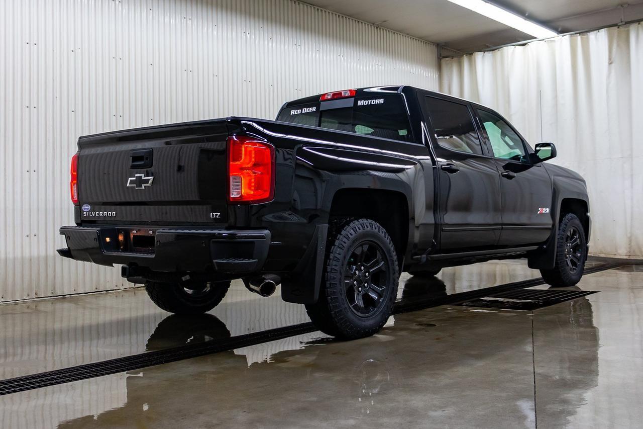2018 Chevrolet Silverado 1500 4x4 Crew Cab LTZ Leather Roof Nav Red Deer AB