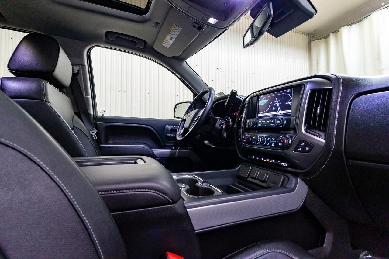 2018 Chevrolet Silverado 1500 4x4 Crew Cab LTZ Leather Roof Nav Red Deer AB