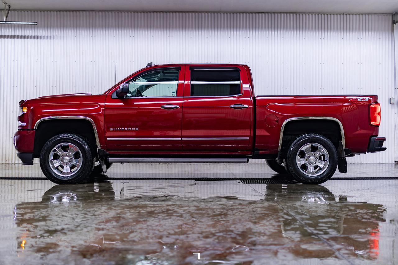 2018 Chevrolet Silverado 1500 4x4 Crew Cab LTZ Leather Roof Nav Red Deer AB
