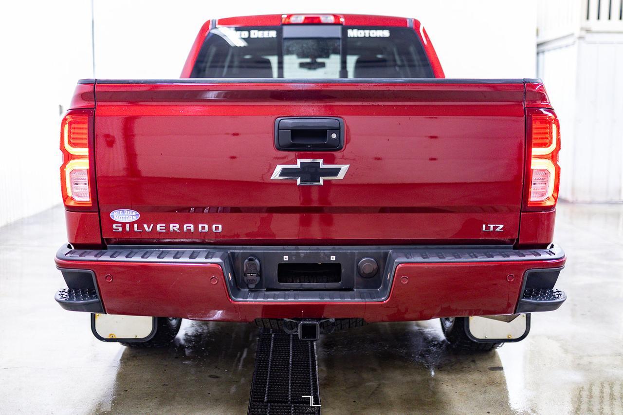 2018 Chevrolet Silverado 1500 4x4 Crew Cab LTZ Leather Roof Nav Red Deer AB