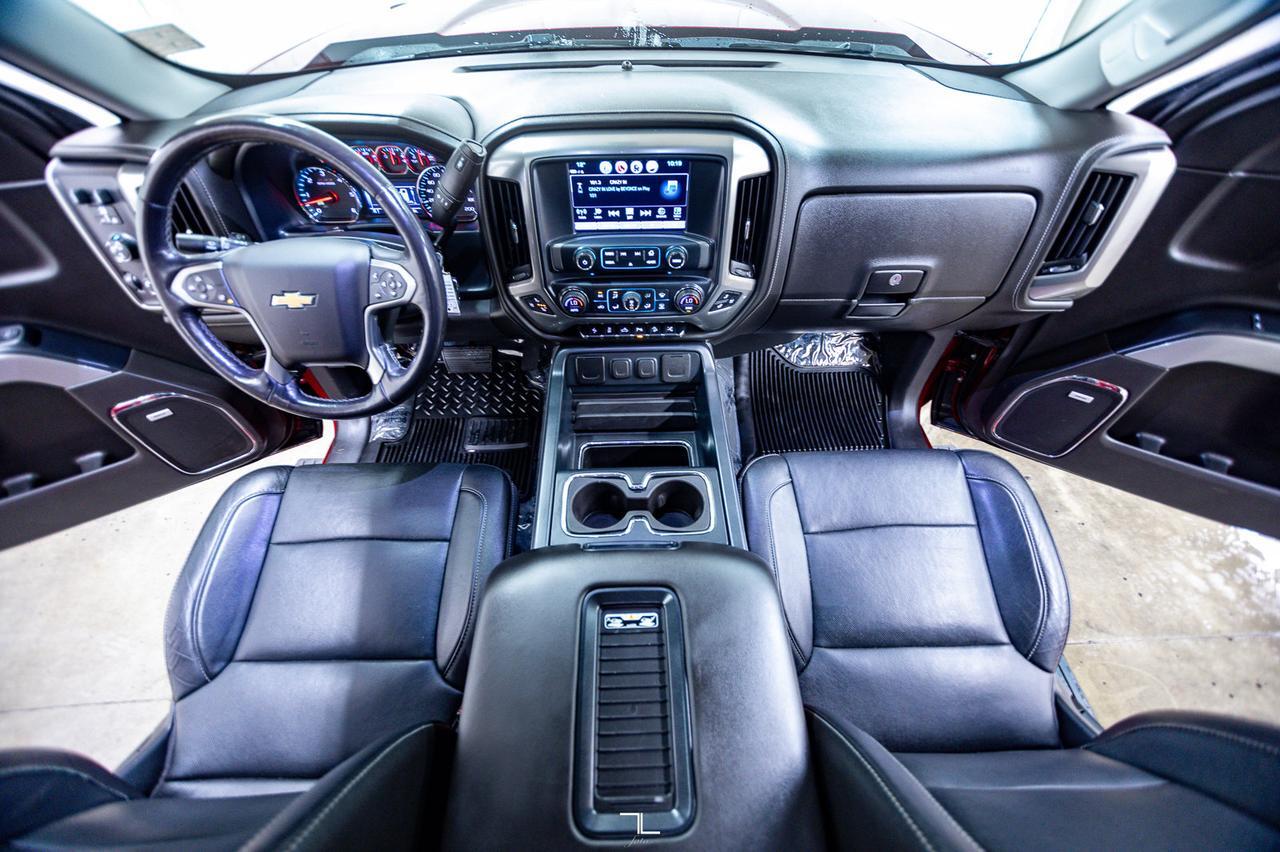 2018 Chevrolet Silverado 1500 4x4 Crew Cab LTZ Leather Roof Nav Red Deer AB