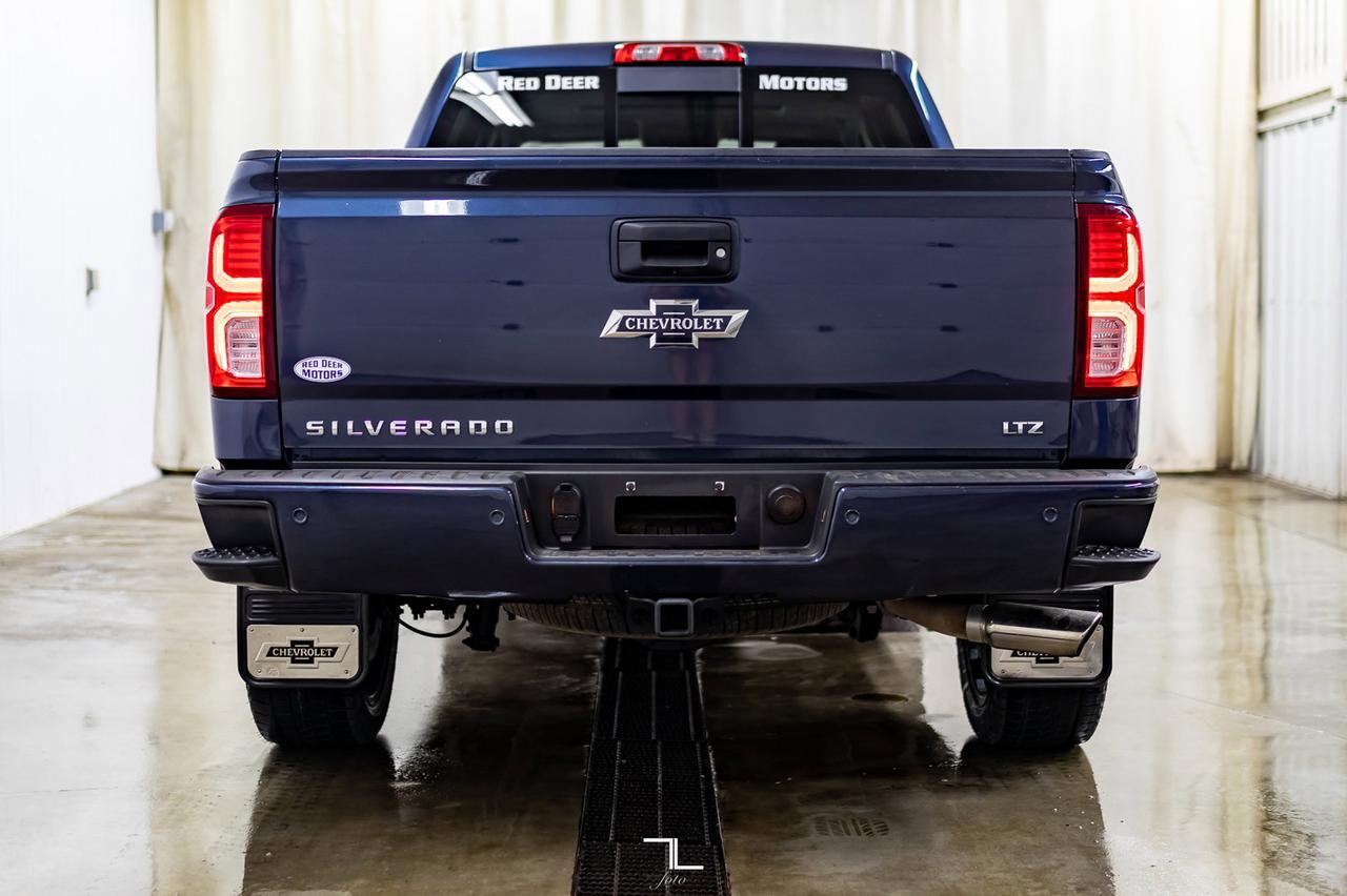 2018 Chevrolet Silverado 1500 4x4 Crew Cab LTZ Z71 100 Year Edition Leather Roof Nav Red Deer AB
