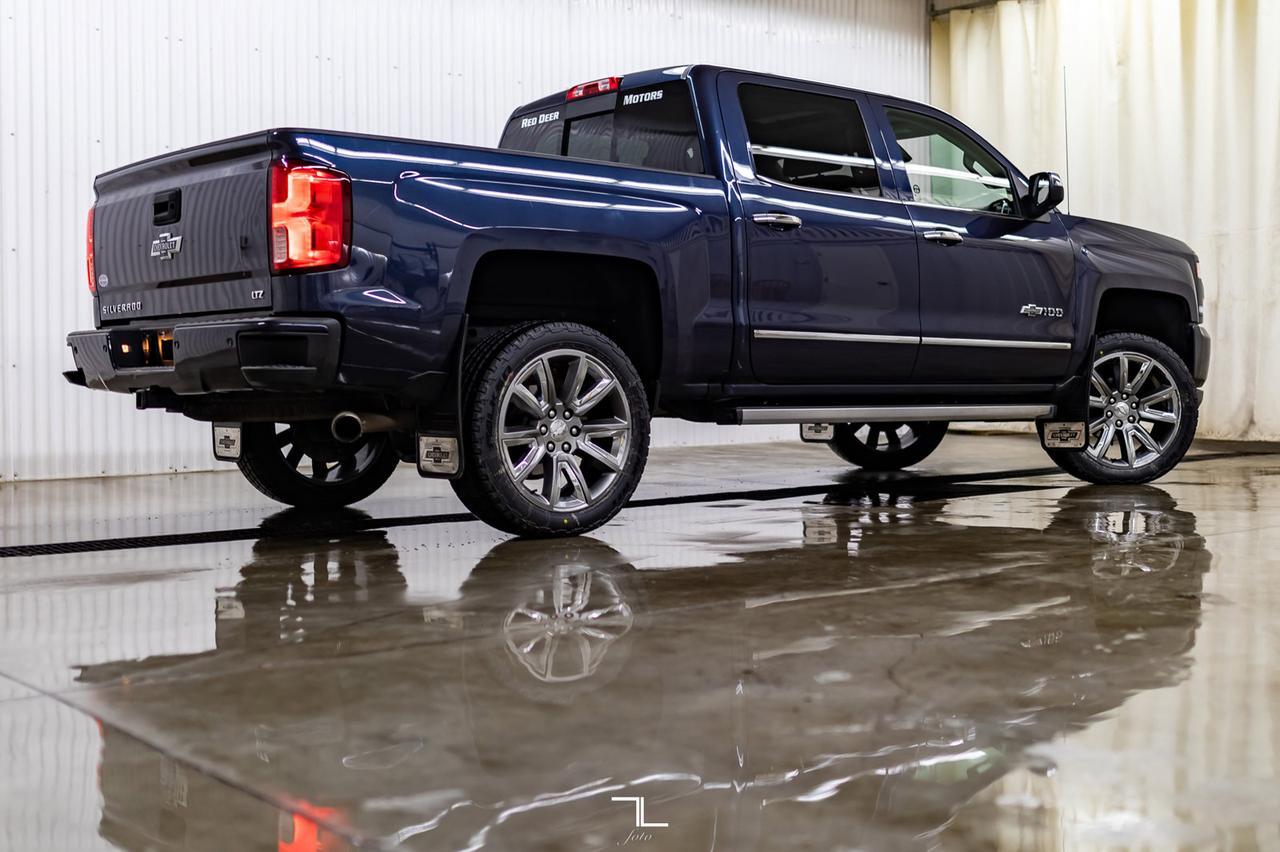 2018 Chevrolet Silverado 1500 4x4 Crew Cab LTZ Z71 100 Year Edition Leather Roof Nav Red Deer AB