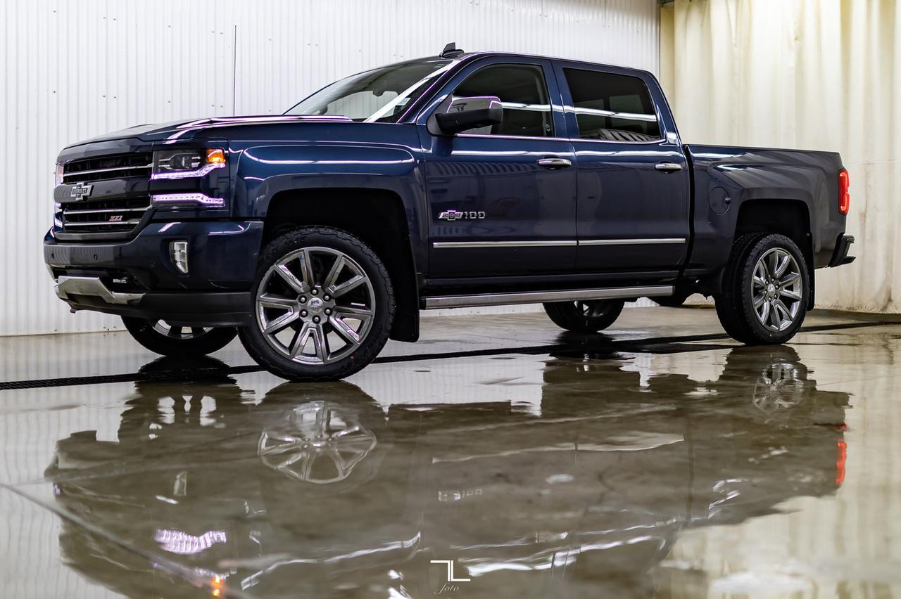 2018 Chevrolet Silverado 1500 4x4 Crew Cab LTZ Z71 100 Year Edition Leather Roof Nav Red Deer AB