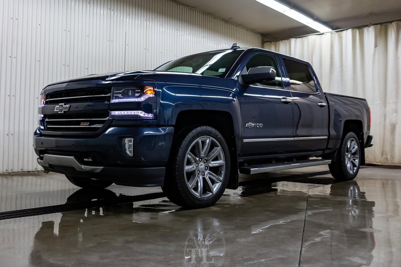 2018 Chevrolet Silverado 1500 4x4 Crew Cab LTZ Z71 100 Years Edition Leather Roof Nav Red Deer AB